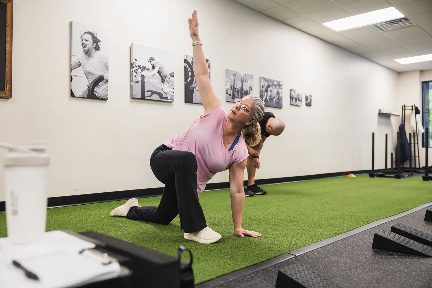 Personal coaching session at Thomas Fitness in Farmington Connecticut