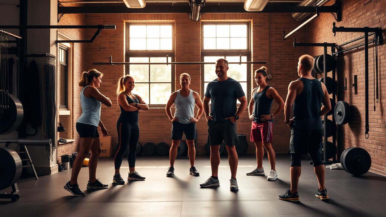 Small group training session with a coach at Thomas Fitness in Farmington CT